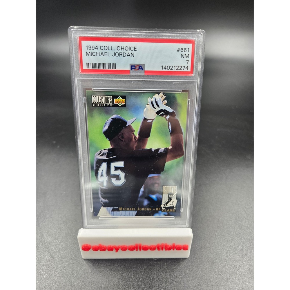 1994 Upper Deck Collector's Choice Michael Jordan #661 PSA 7 NM White Sox Rookie